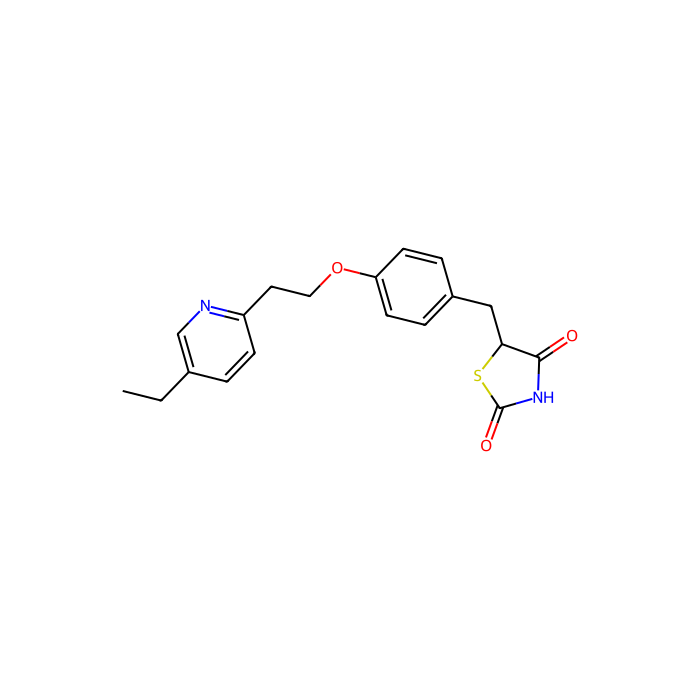 匹格列酮(U 72107), 过氧化物酶体增殖激活受体-γ 的激动剂；TRPM3 的通道阻断剂