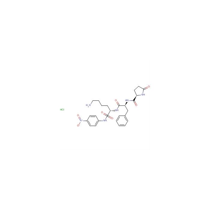 pyroGlu-Phe-Lys-pNA 盐酸盐 (纤溶酶显色底物)