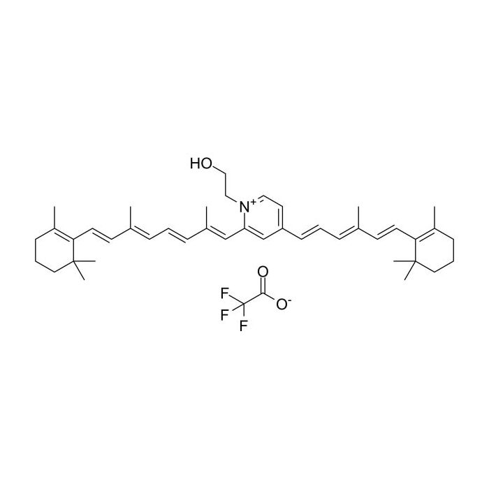 Pyridinium bisretinoid A2E TFA