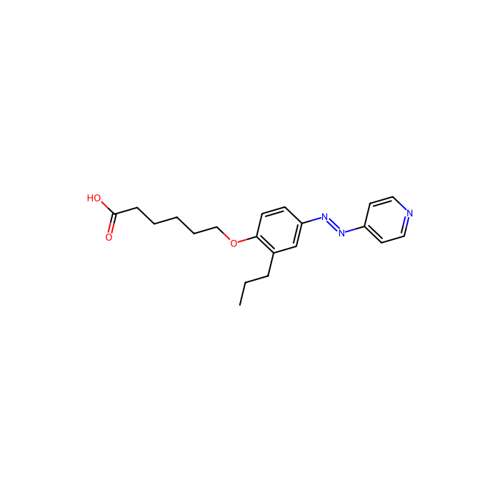 6-[2-丙基-4-(4-吡啶偶氮)苯氧基]己酸
