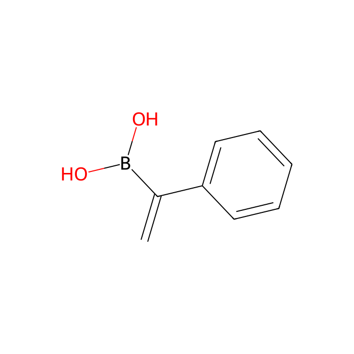 1-苯基乙烯基硼酸（含不等量酸酐）