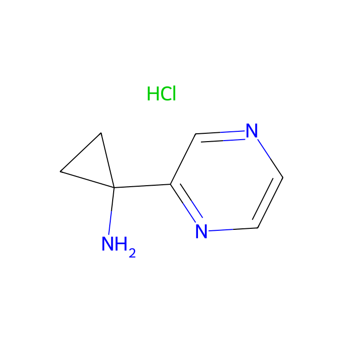 1-(吡嗪-2-基)环丙烷-1-胺盐酸盐