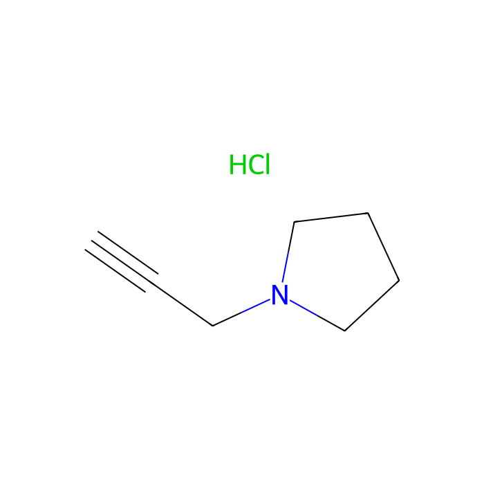 1-(丙-2-炔-1-基)吡咯烷盐酸盐