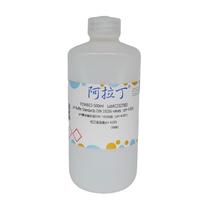 pH缓冲液标准DIN 19266值（pH 4.005）