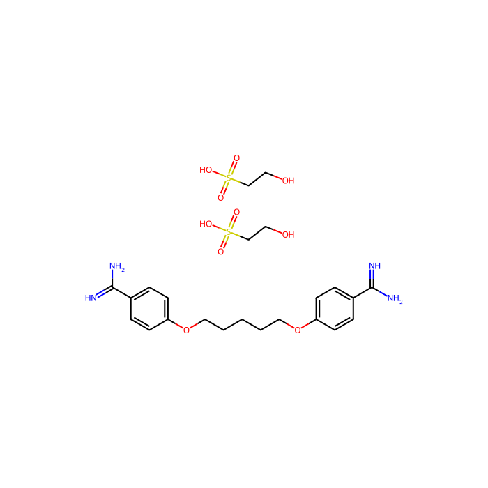 喷他脒羟乙磺酸盐, Kinetoplast DNA 抑制剂