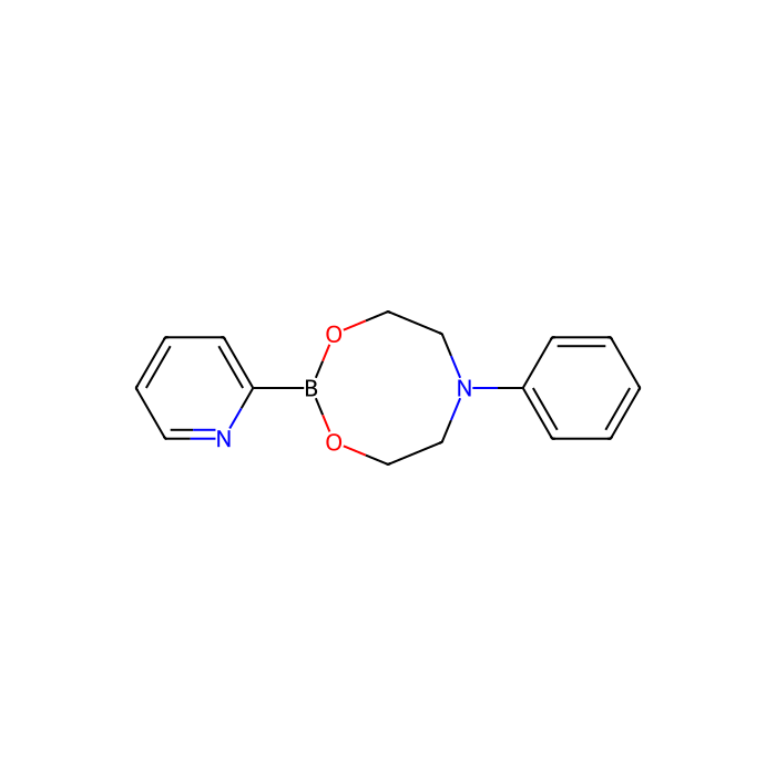 丙-2-醇与6-苯基-2-（吡啶-2-基）-1,3,6,2-二恶唑硼烷（1：1）的化合物