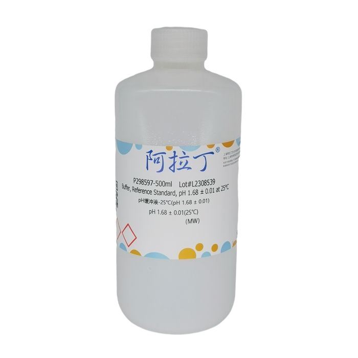 pH缓冲液-25℃(pH 1.68 ± 0.01)