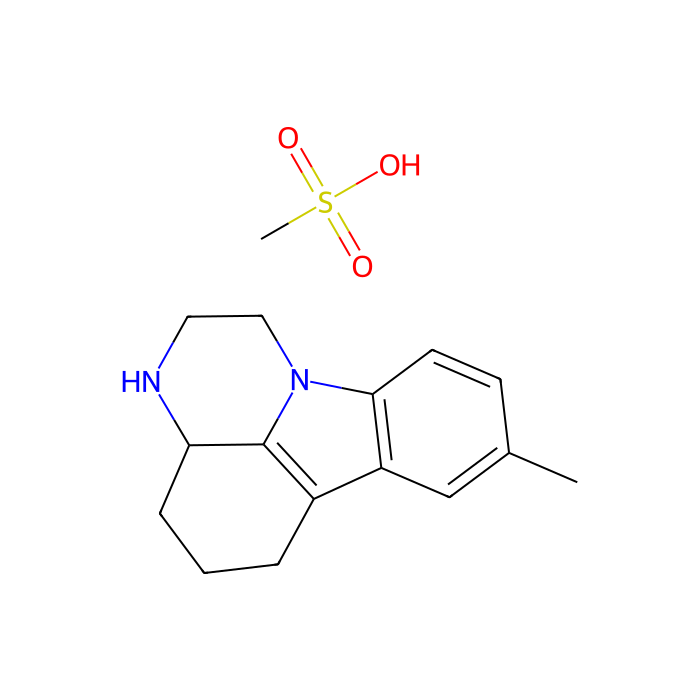 甲磺酸吡咯啉, 单胺氧化酶 A 抑制剂