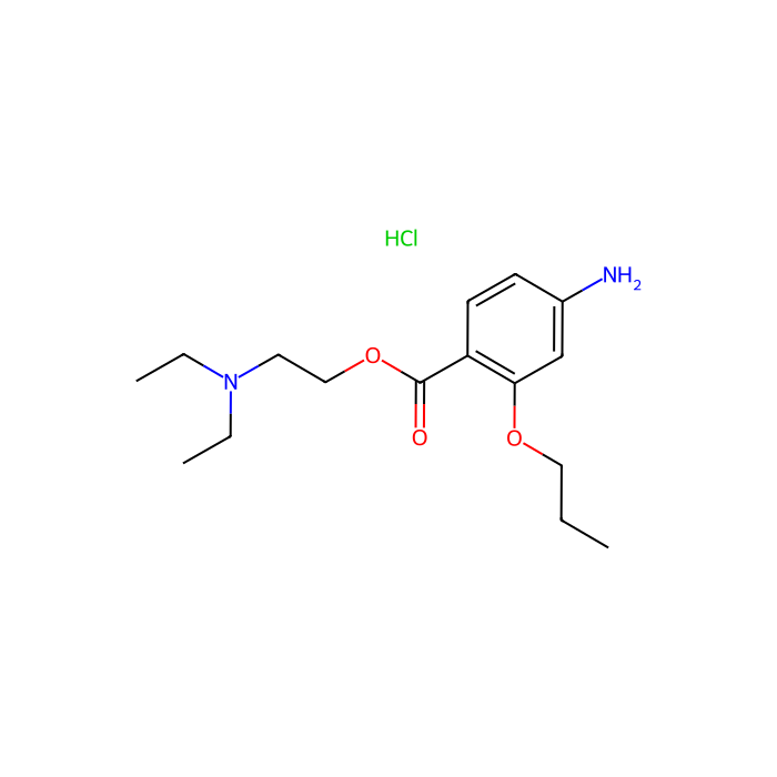盐酸丙氧卡因, 钠通道α亚基阻断剂