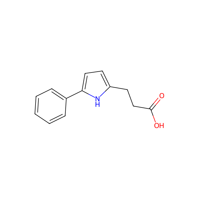 3-（5-苯基-1H-吡咯-2-基）丙酸