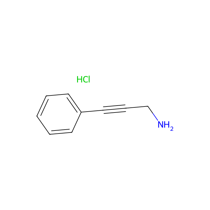 3-苯基丙-2-炔-1-胺盐酸盐
