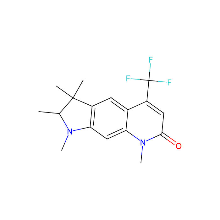 1,2,3,3,8-五甲基-5-(三氟甲基)-2,3-二氢-1H-吡咯并[3,2-g]喹啉-7(8H)-酮
