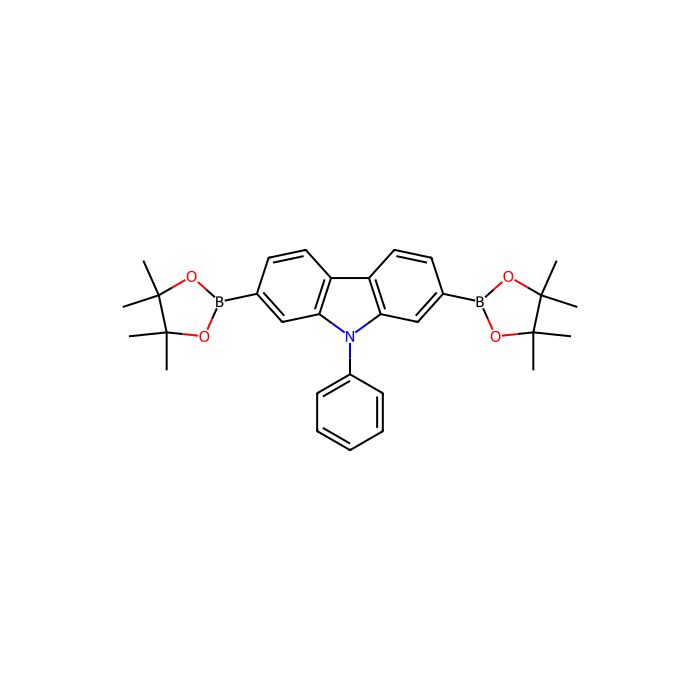 9-苯基-2,7-双(4,4,5,5-四甲基-1,3,2-二氧杂环戊硼烷-2-基)-9H-咔唑