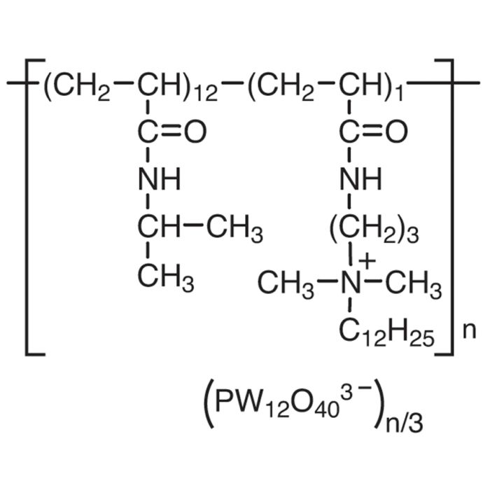 聚[[N-异丙基丙烯酰胺-共-[N-[3-(十二烷基二甲胺)丙基]丙烯酰胺]]磷钨酸盐]