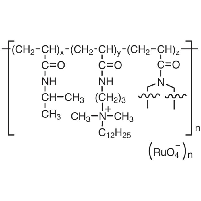 聚[[N-异丙基丙烯酰胺-共-[N-[3-(十二烷基二甲胺)丙基]丙烯酰胺]-共-(1,3,5-三丙烯酰氧基六氢-1,3,5-三嗪)]过钌酸盐]