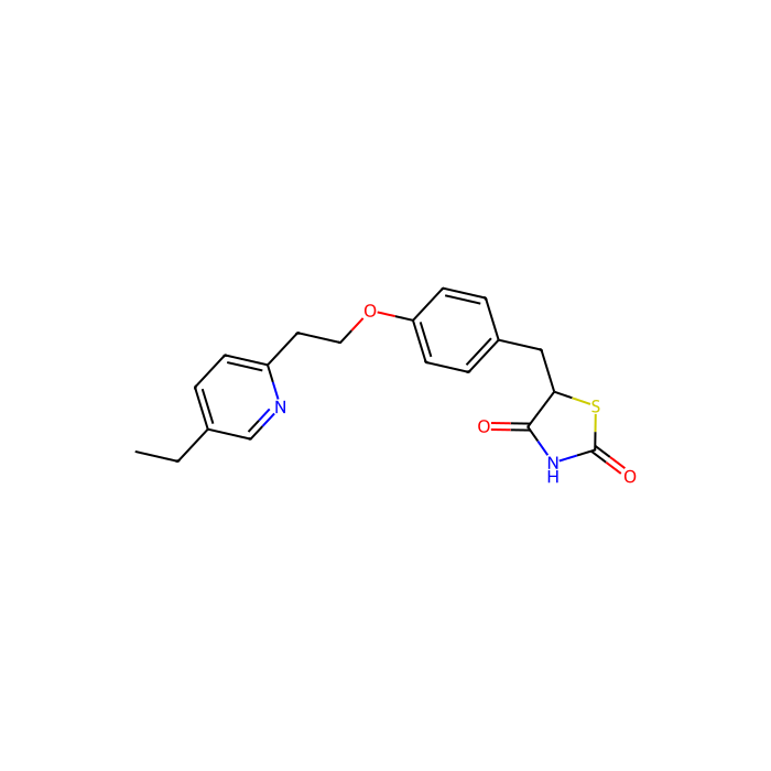 Pioglitazone (AD-4833)(U 72107), 过氧化物酶体增殖激活受体-γ 的激动剂；TRPM3 的通道阻断剂