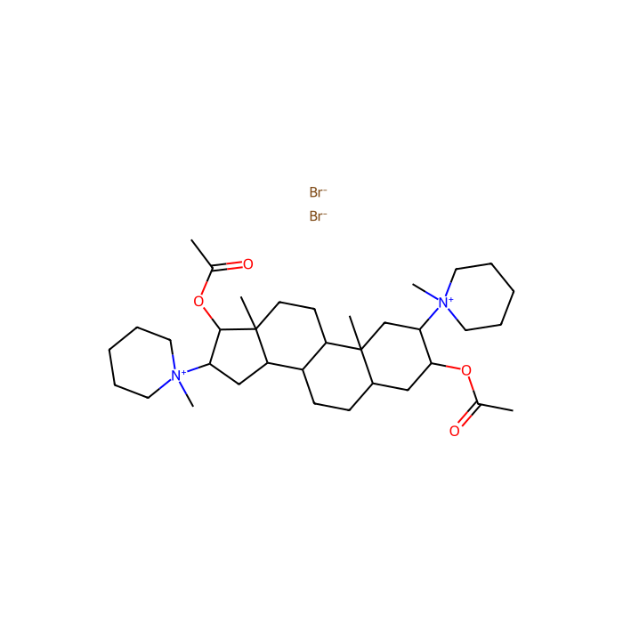 Pancuronium dibromide, 烟碱乙酰胆碱受体 α1 亚基拮抗剂
