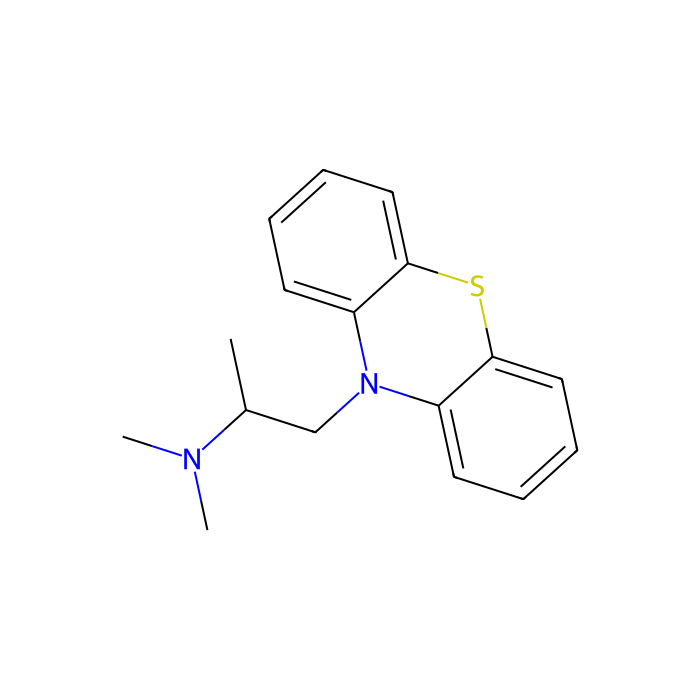 Promethazine, H 1 受体拮抗剂