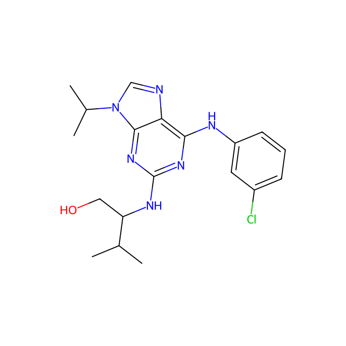 Purvalanol A, 细胞周期蛋白依赖性激酶 2 抑制剂；细胞周期蛋白依赖性激酶 4 抑制剂；细胞周期蛋白依赖性激酶 5 抑制剂