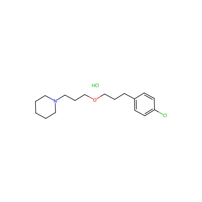Pitolisant hydrochloride, 组胺 H3 受体反向激动剂