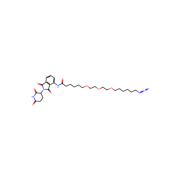 泊马度胺-C₆-PEG₃-丁基叠氮化物