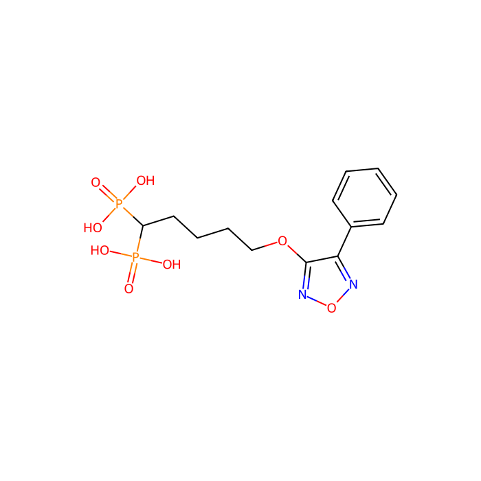 {5-[(4-phenyl-1,2,5-oxadiazol-3-yl)oxy]-1-phosphonopentyl}phosphonic acid, 角鲨烯合成酶抑制剂 