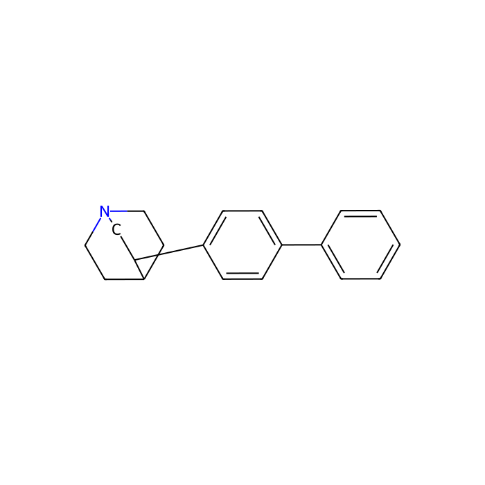 3-(4-phenylphenyl)-1-azabicyclo[2.2.2]octane, 角鲨烯合成酶抑制剂 