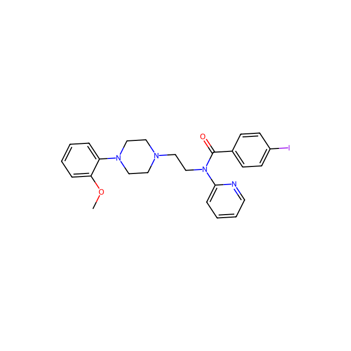 p-MPPI, 5-HT 1A 受体拮抗剂