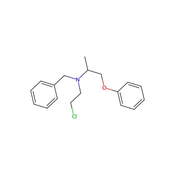 phenoxybenzamine, α 2B 肾上腺素受体拮抗剂