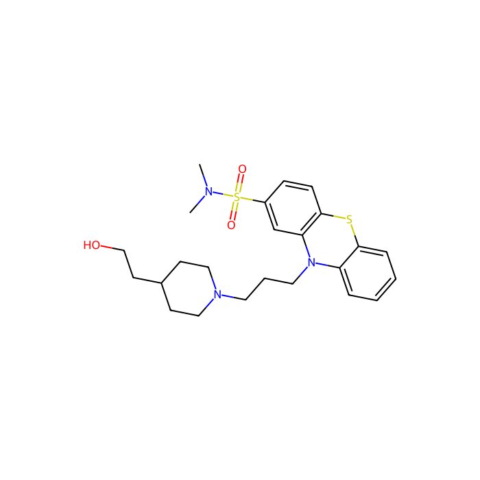 pipotiazine, D 2 受体拮抗剂