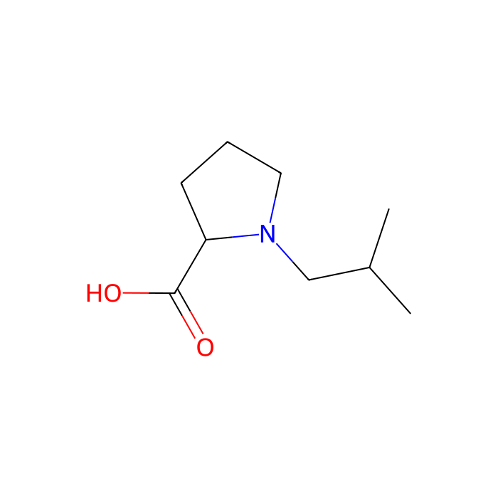 (2S)-1-(2-methylpropyl)pyrrolidine-2-carboxylic acid
