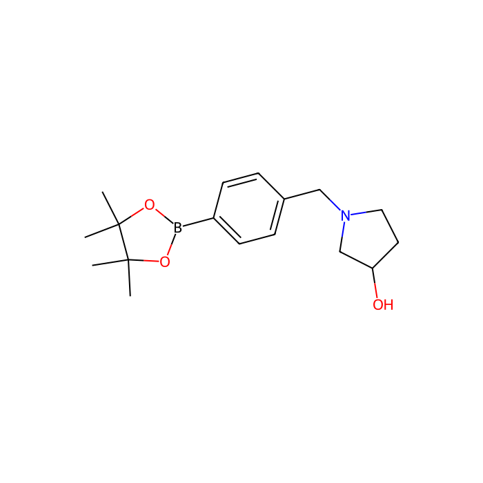 (3S)-1-{[4-(4,4,5,5-tetramethyl-1,3,2-dioxaborolan-2-yl)phenyl]methyl}pyrrolidin-3-ol