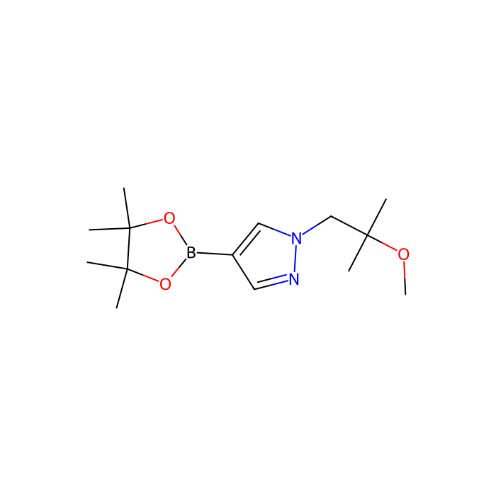 1-(2-methoxy-2-methyl-propyl)-4-(4,4,5,5-tetramethyl-1,3,2-dioxaborolan-2-yl)pyrazole