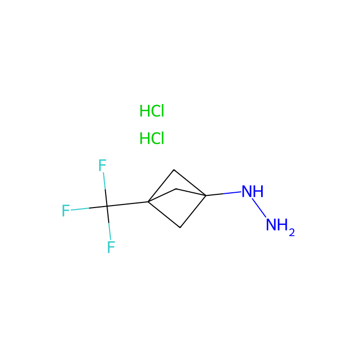 [3-(trifluoromethyl)bicyclo[1.1.1]pentan-1-yl]hydrazine dihydrochloride