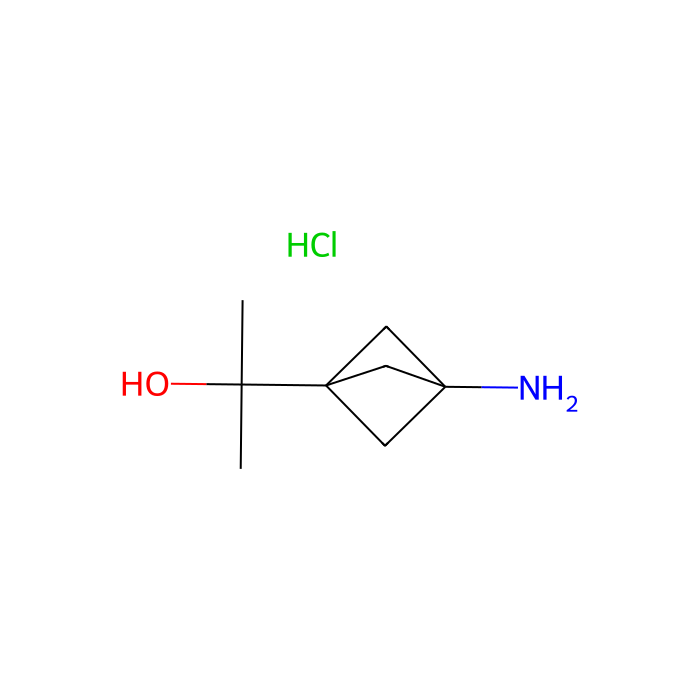 2-(3-amino-1-bicyclo[1.1.1]pentanyl)propan-2-ol;hydrochloride