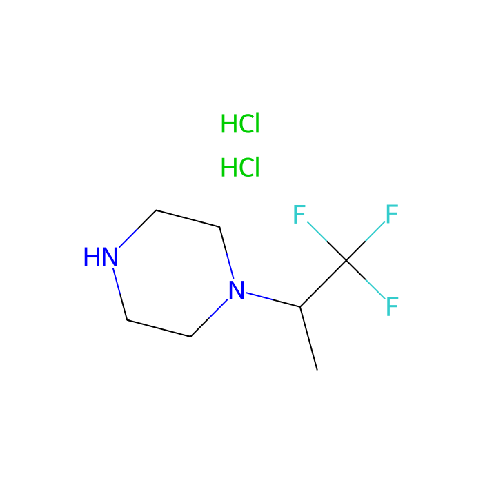 1-(2,2,2-trifluoro-1-methyl-ethyl)piperazine;dihydrochloride