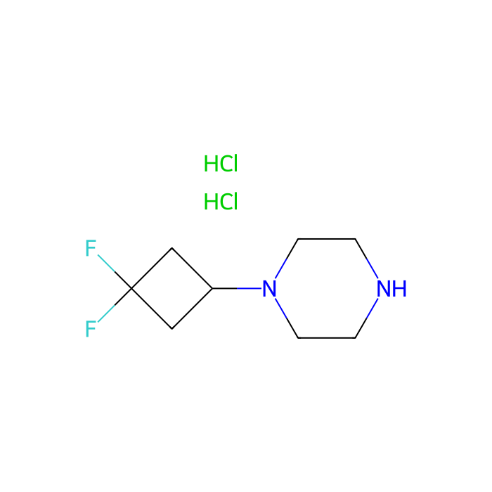 1-(3,3-difluorocyclobutyl)piperazine;dihydrochloride