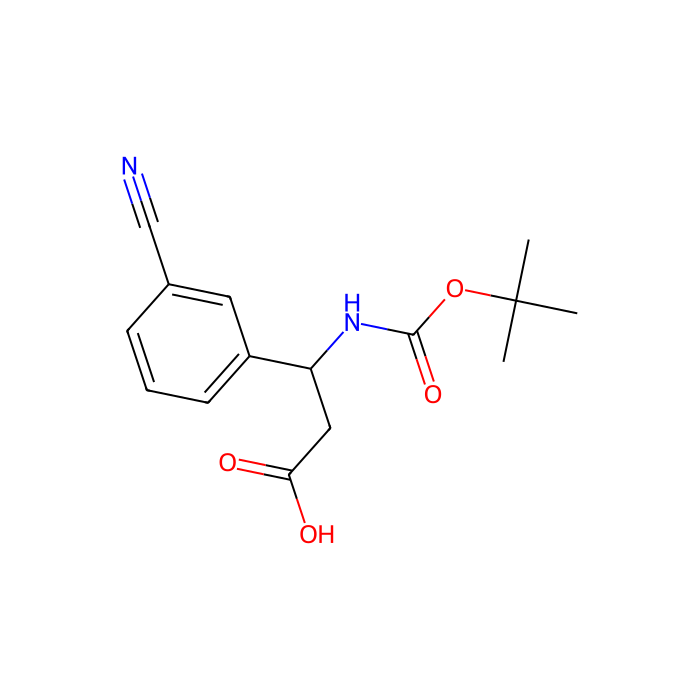 (3S)-3-(tert-butoxycarbonylamino)-3-(3-cyanophenyl)propanoic acid