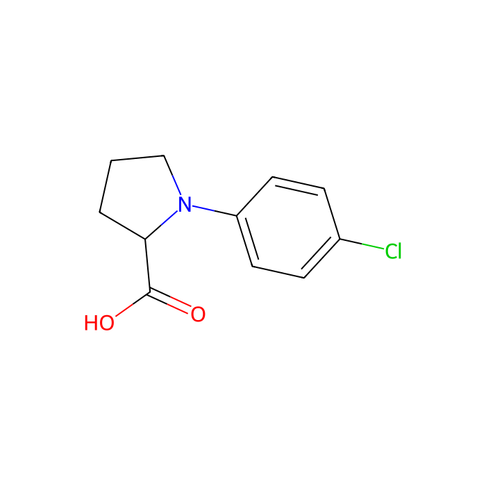(2S)-1-(4-chlorophenyl)pyrrolidine-2-carboxylic acid