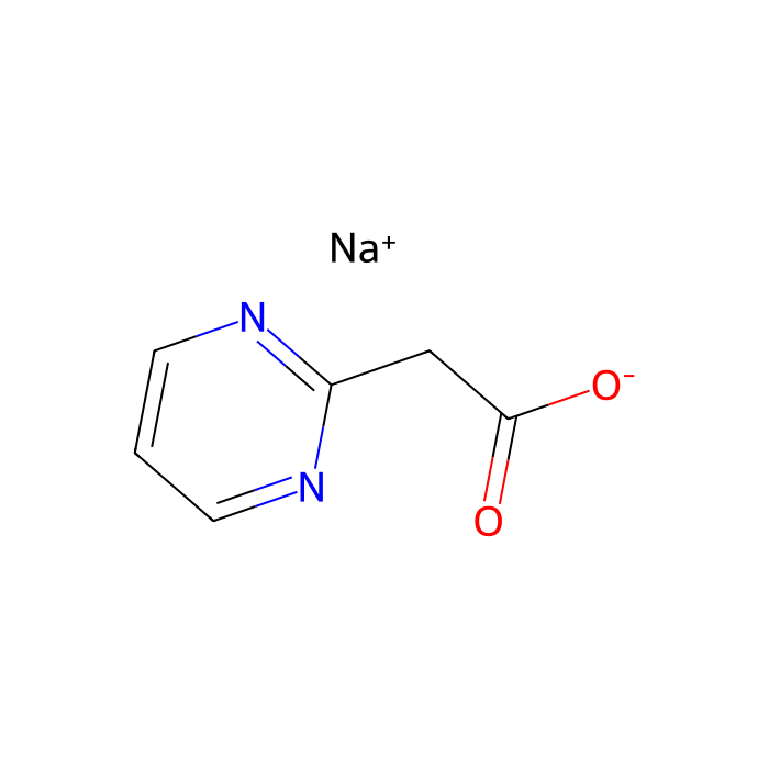 2-pyrimidin-2-ylacetic acid;sodium salt