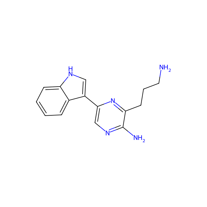 3-(3-aminopropyl)-5-(1H-indol-3-yl)pyrazin-2-amine
