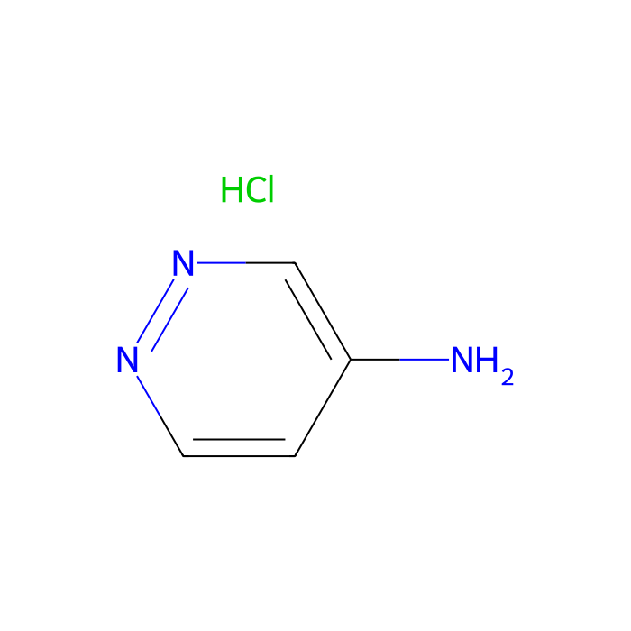pyridazin-4-amine hydrochloride
