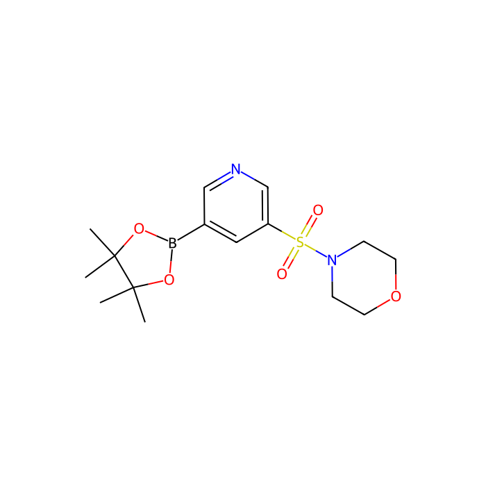 4-(5-(4,4,5,5-tetramethyl-1,3,2-dioxaborolan-2-yl)pyridin-3-ylsulfonyl)morpholine