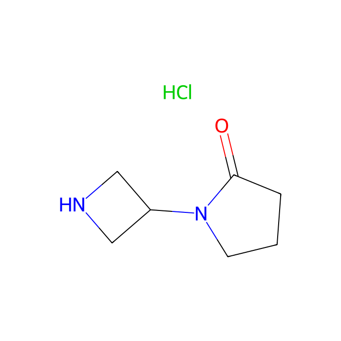 1-(azetidin-3-yl)pyrrolidin-2-one hydrochloride