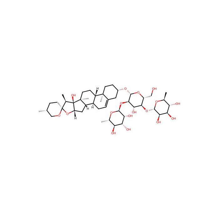 偏诺皂苷元-3-O-查考三糖;17-羟基薯蓣皂苷