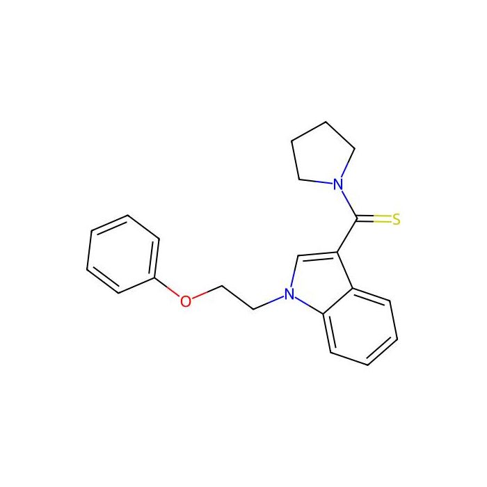 [1-(2-Phenoxyethyl)-3-indolyl]-(1-pyrrolidinyl)methanethione