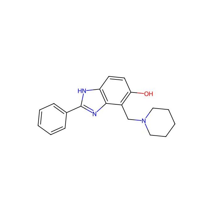 2-phenyl-4-(piperidin-1-ylmethyl)-1H-benzimidazol-5-ol