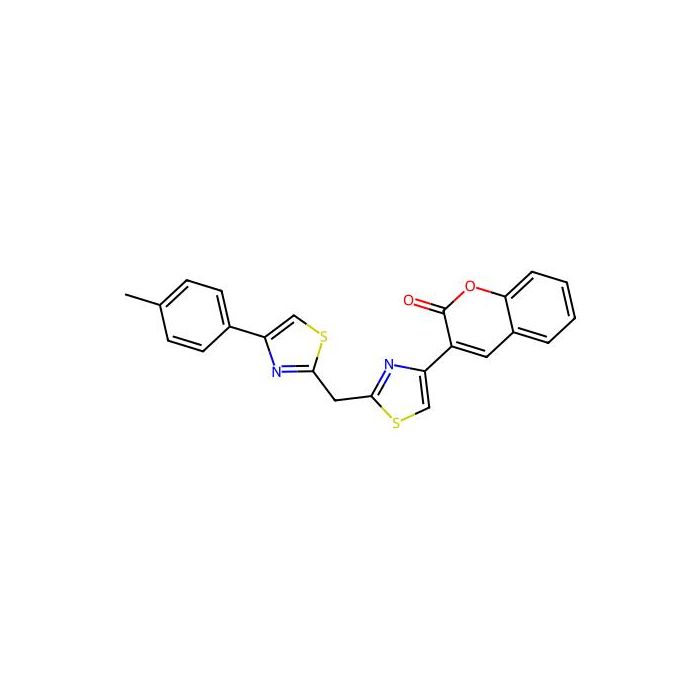 3-[2-(4-p-Tolyl-thiazol-2-ylmethyl)-thiazol-4-yl]-chromen-2-one