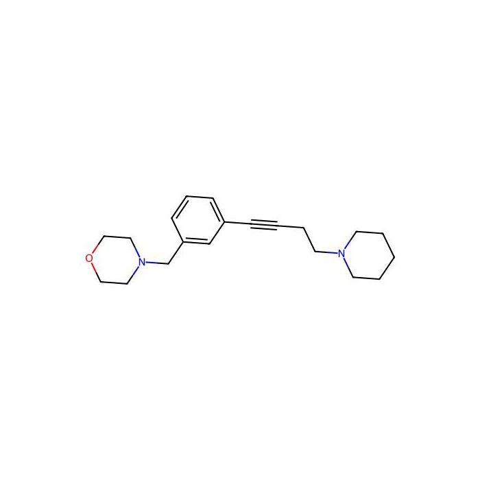 4-(3-(4-(Piperidinyl)but-1-ynyl)benzyl)morpholine