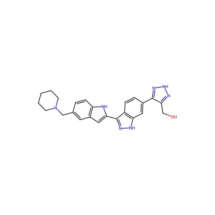 (5-{3-[5-(Piperidin-1-Ylmethyl)-1h-Indol-2-Yl]-1h-Indazol-6-Yl}-2h-1,2,3-Triazol-4-Yl)methanol
